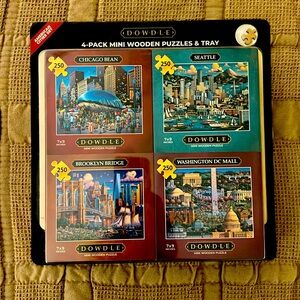 Doodle Mini Wooden Puzzles